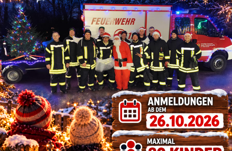 🎅🚒 Der Nikolaus-Express Dittersbach fährt wieder!