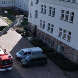 Brandschutzübung in der Wettiner-Kaserne 2024